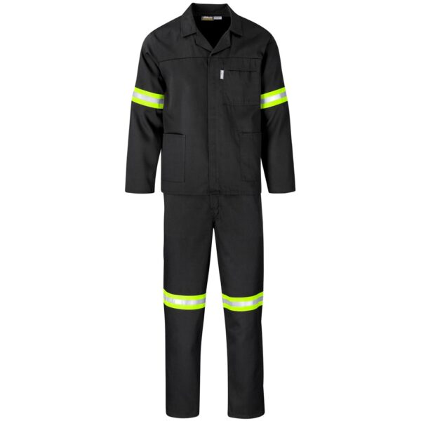 Trade Polycotton Conti Suit - Reflective Arms & Legs - Yellow Tape