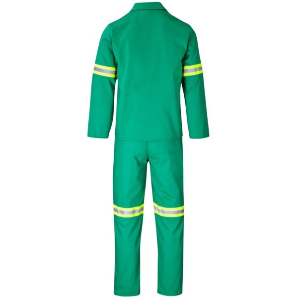 Trade Polycotton Conti Suit - Reflective Arms & Legs - Yellow Tape