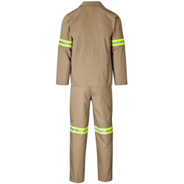 Trade Polycotton Conti Suit - Reflective Arms & Legs - Yellow Tape