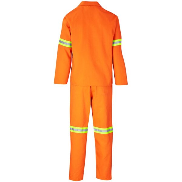 Trade Polycotton Conti Suit - Reflective Arms & Legs - Yellow Tape