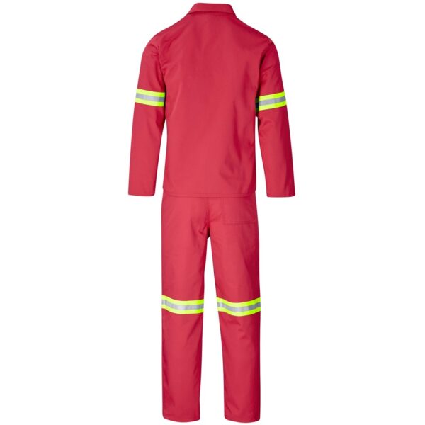 Trade Polycotton Conti Suit - Reflective Arms & Legs - Yellow Tape