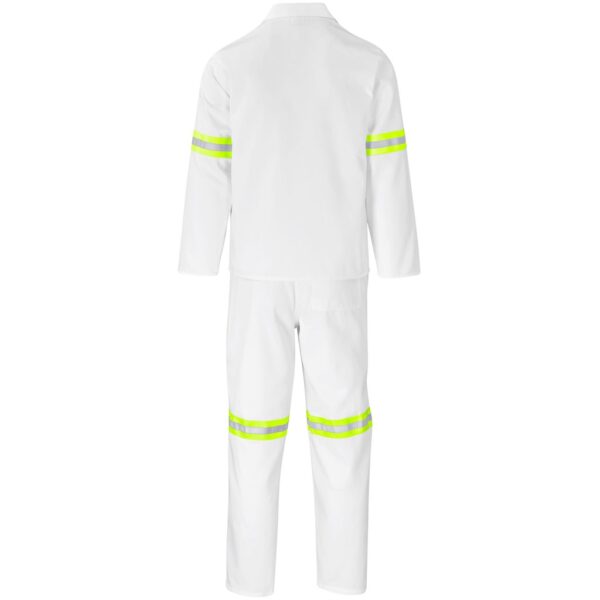 Trade Polycotton Conti Suit - Reflective Arms & Legs - Yellow Tape