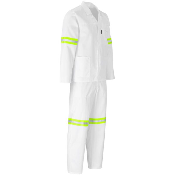 Trade Polycotton Conti Suit - Reflective Arms & Legs - Yellow Tape