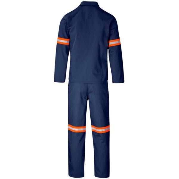 Trade Polycotton Conti Suit - Reflective Arms & Legs - Orange Tape