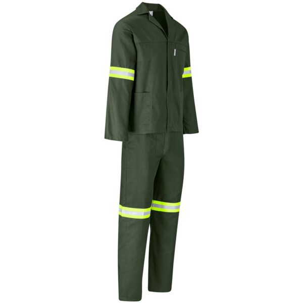 Acid Resistant Polycotton Conti Suit - Reflective Arm