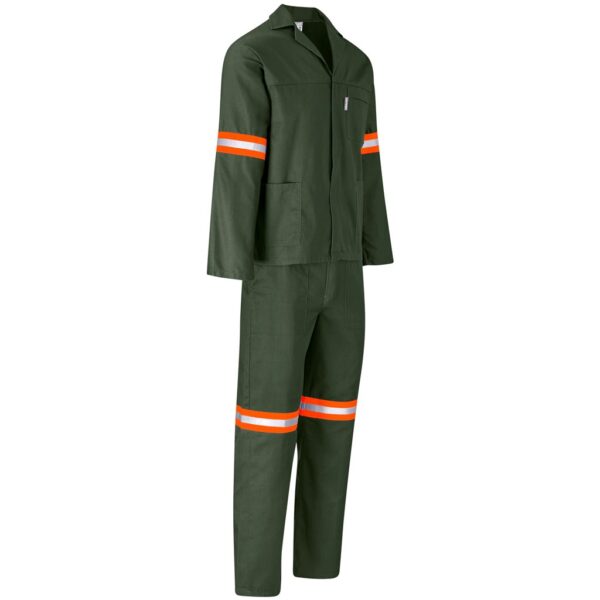 Acid Resistant Polycotton Conti Suit - Reflective Arm