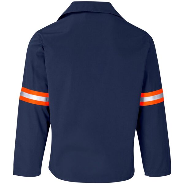 Site Premium Polycotton Jacket - Reflective Arms - Orange Tape