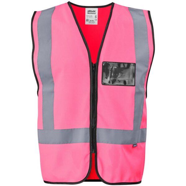 Direction En4 Hi-Viz Reflective Full Zip Vest