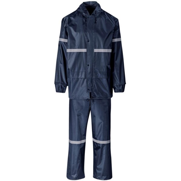 Outdoor Hi-Viz Reflective Polyester/PVC Rainsuit