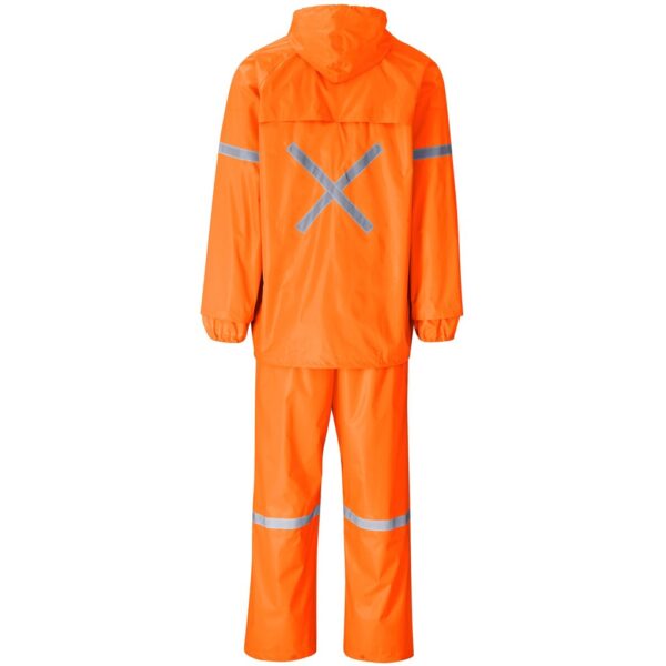 Outdoor Hi-Viz Reflective Polyester/PVC Rainsuit