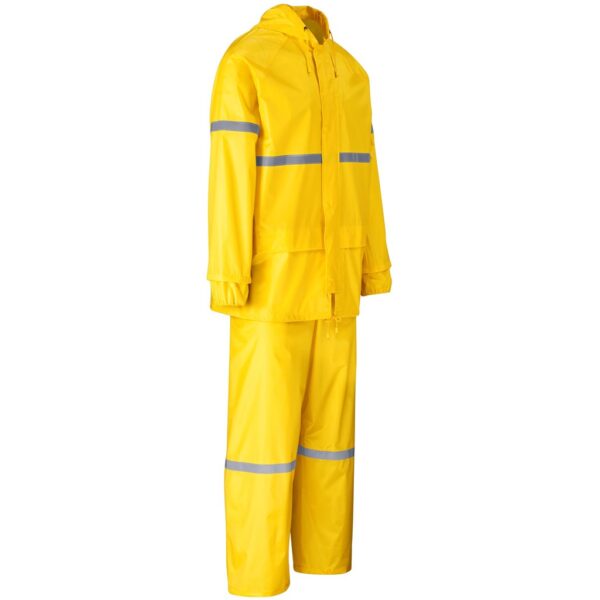 Outdoor Hi-Viz Reflective Polyester/PVC Rainsuit