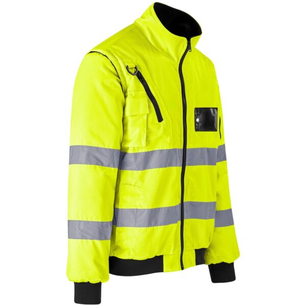 Techno Padded Hi-Viz Reflective Bunny Jacket