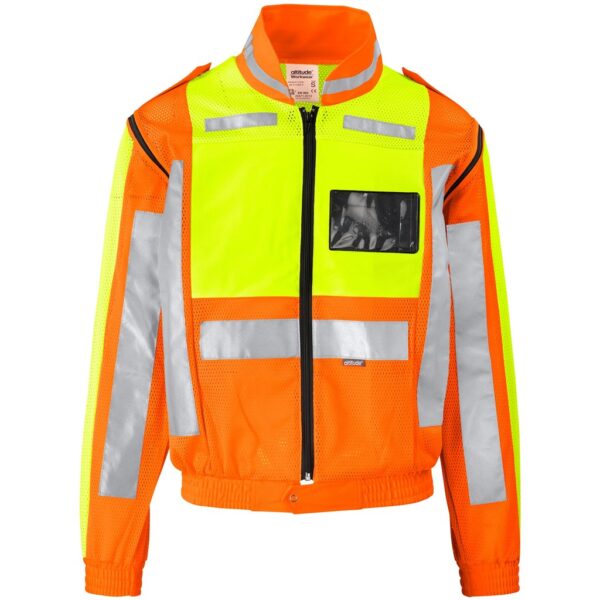 Metro Two-Tone Hi-Viz Reflective Zip-Off Jacket