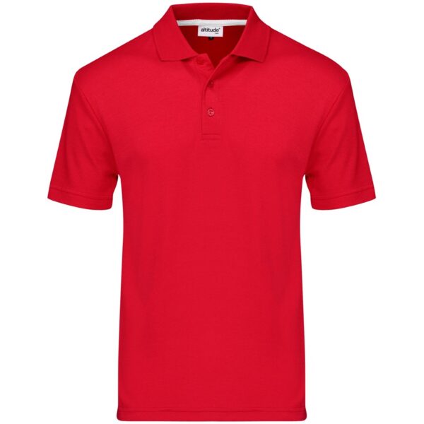 Mens Bayside Golf Shirt - Red