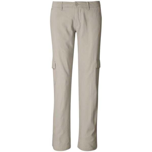 Ladies Cargo Pants - Stone