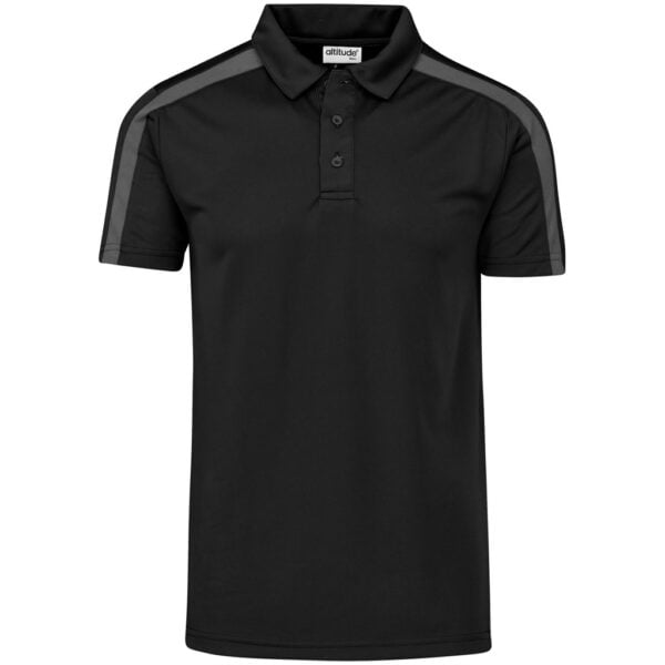 Mens Nautilus Golf Shirt - Black