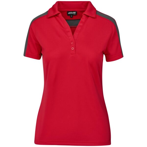 Ladies Nautilus Golf Shirt - Red