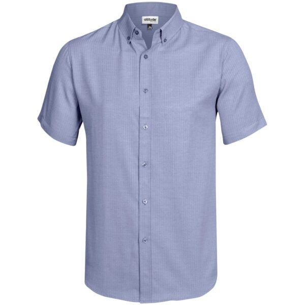 Mens Short Sleeve Nottingham Shirt - Navy