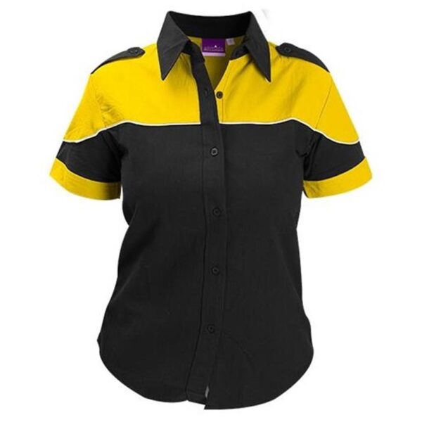 Ladies Racer Blouse - Yellow