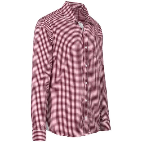 Mens Long Sleeve Kenton Shirt - Red