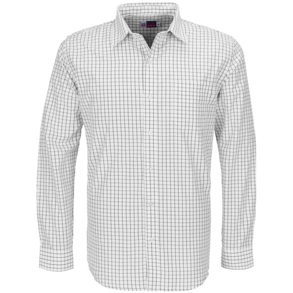 Mens Long Sleeve Aston Shirt - White