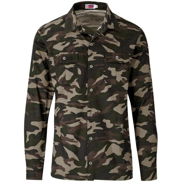 Mens Long Sleeve Wildstone Shirt - Camouflage