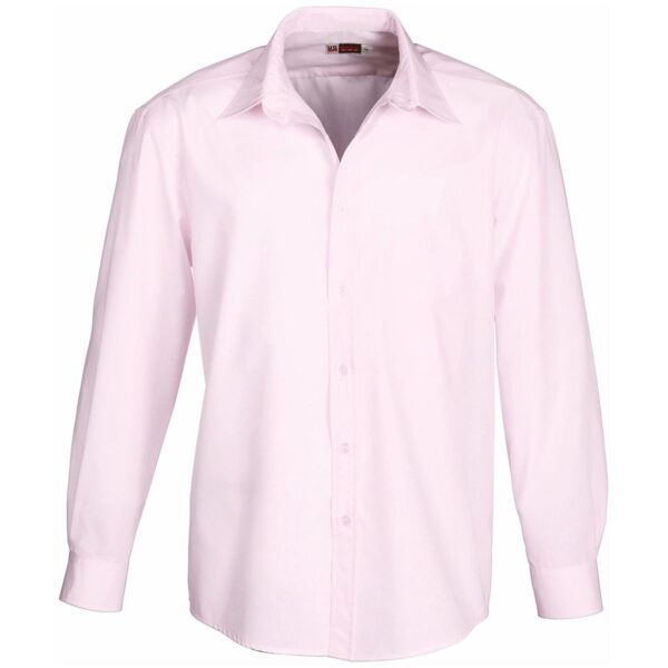 Mens Long Sleeve Washington Shirt - Pink