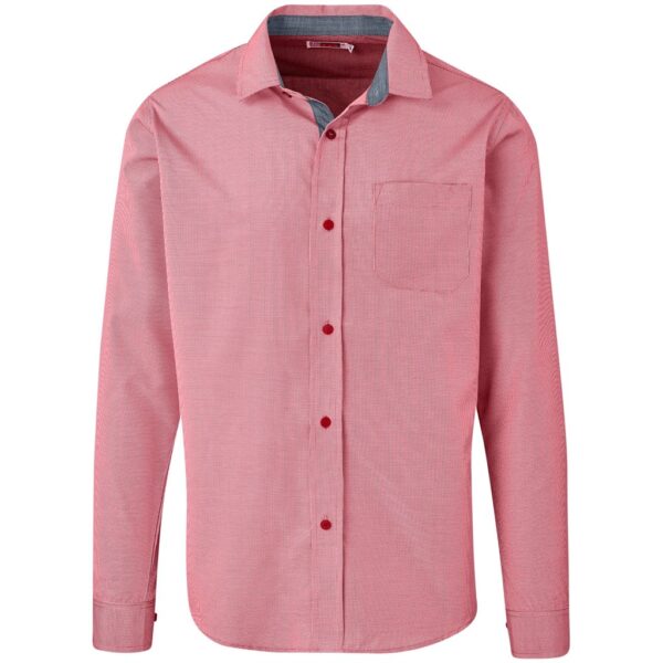 Mens Long Sleeve Coventry Shirt - Red