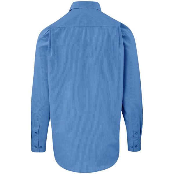 Mens Long Sleeve Micro Check Shirt