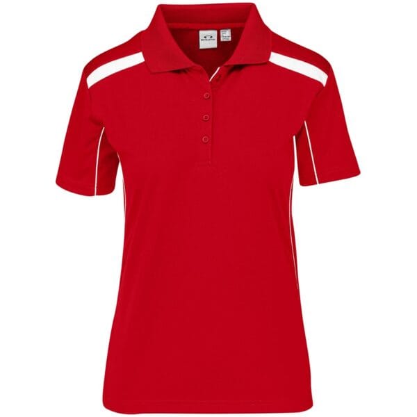 Ladies United Golf Shirt - Red