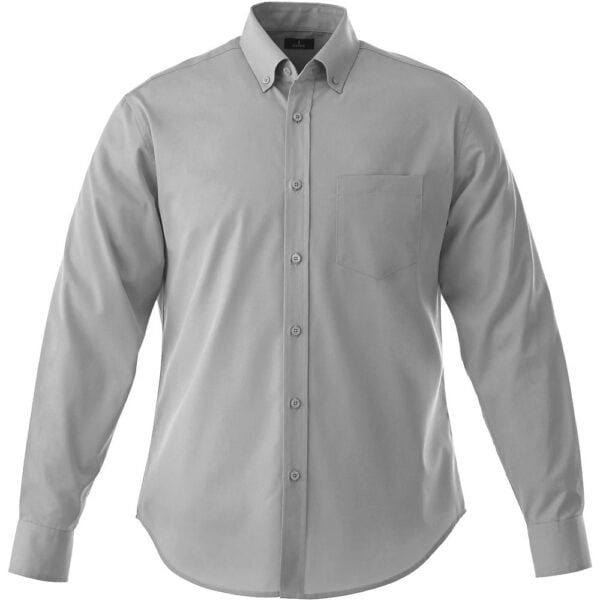 Mens Long Sleeve Wilshire Shirt - Grey