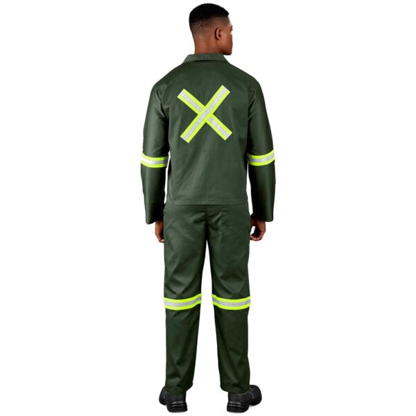 Acid Resistant Polycotton Conti Suit - Reflective Arm